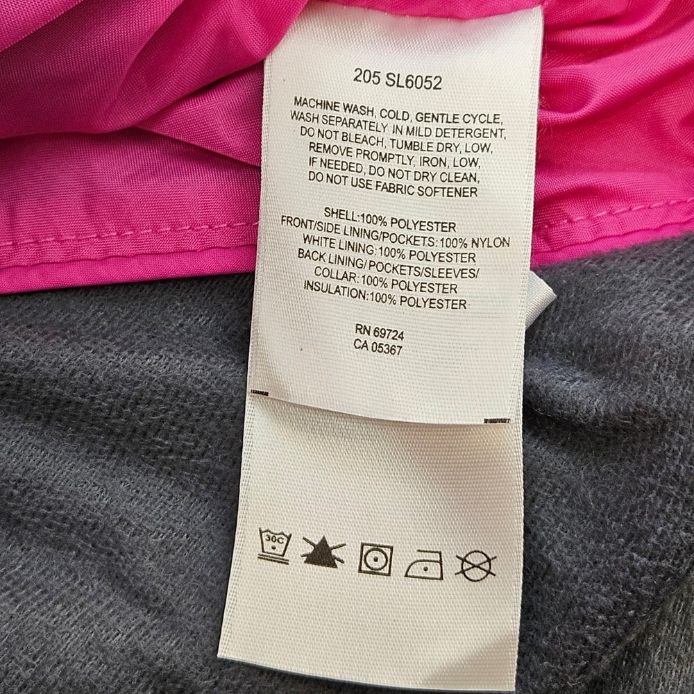 COLUMBIA Quilted Jacket Women XL Pink Vertex Interchange Puffer Fleece Lined - Picture 11 of 16